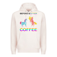 Pale Pink Before After Coffee Premium Hoodie - Bettercallsaul