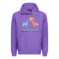 Purple Before After Coffee Premium Hoodie - Bettercallsaul