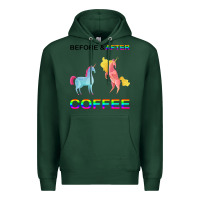 Sports Green Before After Coffee Premium Hoodie - Bettercallsaul