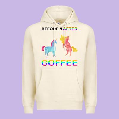 Before After Coffee Premium Hoodie Designed By Bettercallsaul
