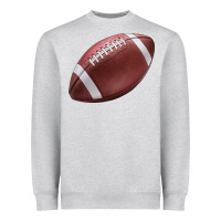 Heather Grey football ball Heavyweight Sweatshirt - JahusDesignShop