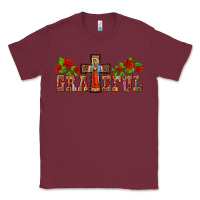 Burgundy grateful guadalupe cross Classic Tee - BarkalooDesign