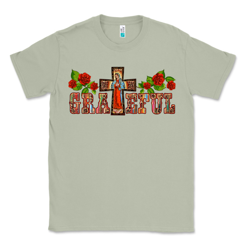 Grateful Guadalupe Cross Classic Tee by BarkalooDesign | Teevron