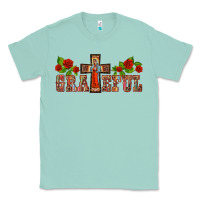 Seafoam grateful guadalupe cross Classic Tee - BarkalooDesign
