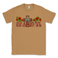 Toasted Coconut grateful guadalupe cross Classic Tee - BarkalooDesign