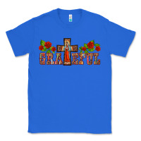 True Royal grateful guadalupe cross Classic Tee - BarkalooDesign