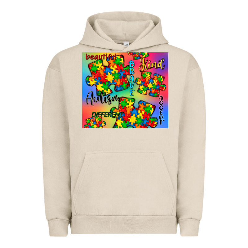 Autism Puzzle Piece Urban Hoodie by CowGirlArtShop | Teevron