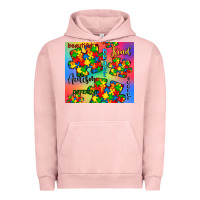 Pigment Salmon autism puzzle piece Urban Hoodie - CowGirlArtShop