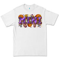 White mini basketball Premium Tee - Zillion Design Studio