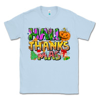 Dusty Blue holiday fusion art Classic Tee - CowhideDigitalArt