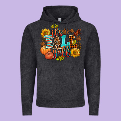 It's Fall Y'all Vintage Hoodie Designed By Adodesignshop