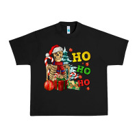 Black Christmas ho ho ho skeleton Urban Heavy Tee - AdoDesignShop