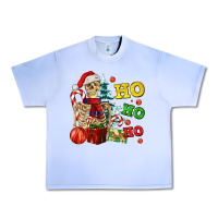 Grape Ice Christmas ho ho ho skeleton Urban Heavy Tee - AdoDesignShop