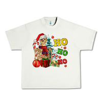 Pistachio Christmas ho ho ho skeleton Urban Heavy Tee - AdoDesignShop