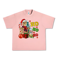 Salmon Christmas ho ho ho skeleton Urban Heavy Tee - AdoDesignShop