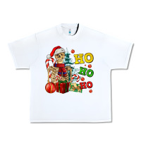 White Christmas ho ho ho skeleton Urban Heavy Tee - AdoDesignShop