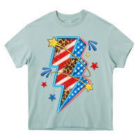 Arona America lightning bolt Heavy Core Tee - texasbilliewilder