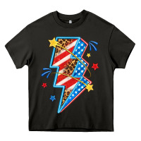 Asphalt America lightning bolt Heavy Core Tee - texasbilliewilder