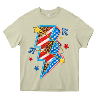 Mossy America lightning bolt Heavy Core Tee - texasbilliewilder