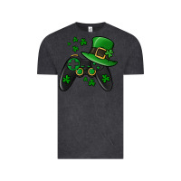 Vintage Black St Patricks Day Gamer Vintage Tee - Jasminsmagicworld