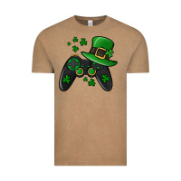 Vintage Coffee St Patricks Day Gamer Vintage Tee - Jasminsmagicworld