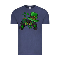 Vintage Denim St Patricks Day Gamer Vintage Tee - Jasminsmagicworld