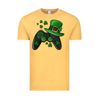 Vintage Mustard St Patricks Day Gamer Vintage Tee - Jasminsmagicworld