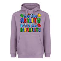 See The Ability Not The Disability Heavyweight Hoodie | Teevron
