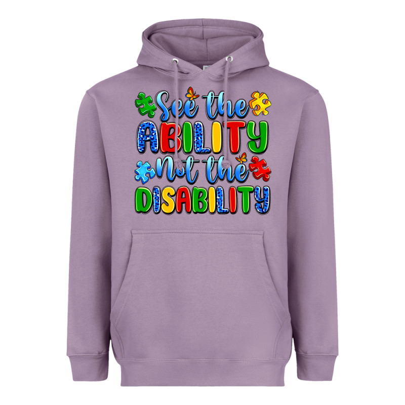 See The Ability Not The Disability Heavyweight Hoodie by Artiststas | Teevron