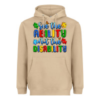 Mushroom see the ability not the disability Heavyweight Hoodie - Artiststas
