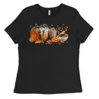 Black cookie coffee cups Ladies Tee - texasbilliewilder