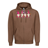 Chestnut christmas gnomies Zipper Hoodie - MaliasSmallBusiness