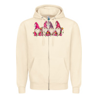 Sandshell christmas gnomies Zipper Hoodie - MaliasSmallBusiness