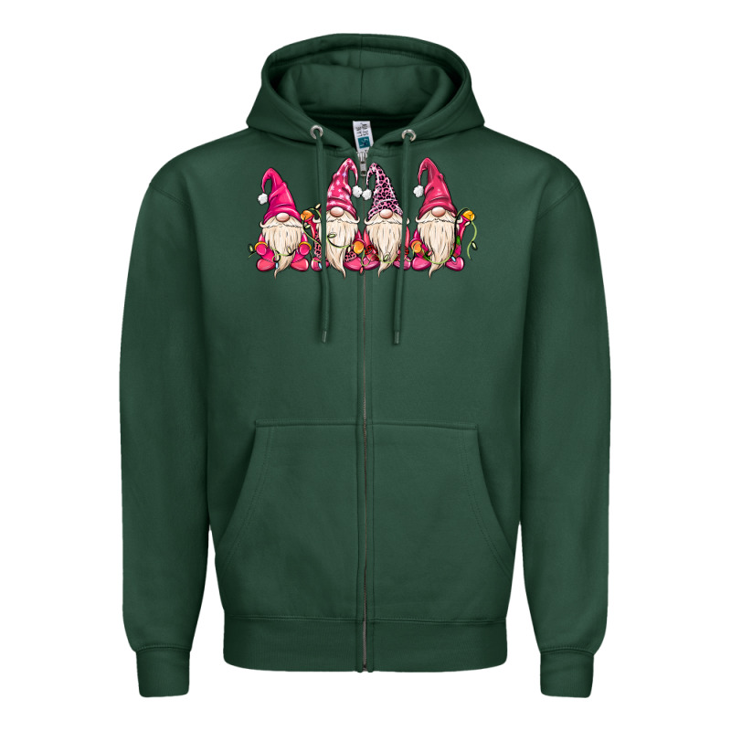 Christmas Gnomies Zipper Hoodie by MaliasSmallBusiness | Teevron
