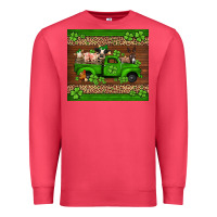 Cardinal st Patricks farm animals truck Premium Sweatshirt - Jasminsmagicworld