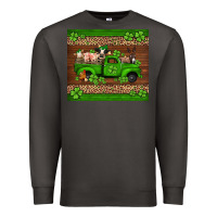 Smoke st Patricks farm animals truck Premium Sweatshirt - Jasminsmagicworld