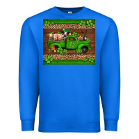 True Royal st Patricks farm animals truck Premium Sweatshirt - Jasminsmagicworld