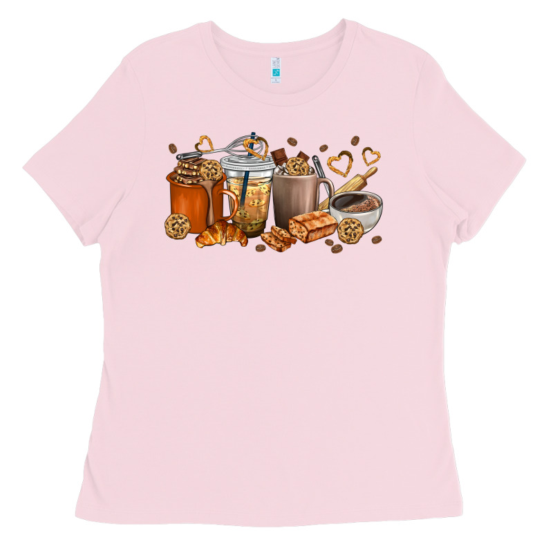 Cookie Coffee Cups Ladies Tee by texasbilliewilder | Teevron