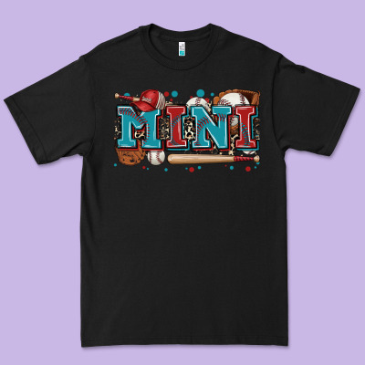 Mini Baseball Premium Tee Designed By Zillion Design Studio