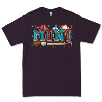 Plum mini baseball Premium Tee - Zillion Design Studio