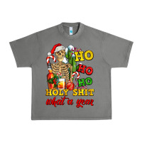 Tornado Christmas ho ho ho holy shit what a year skeleton Urban Heavy Tee - AdoDesignShop