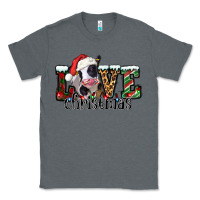 Charcoal Heather love Christmas cow Classic Tee - Jasminsmagicworld