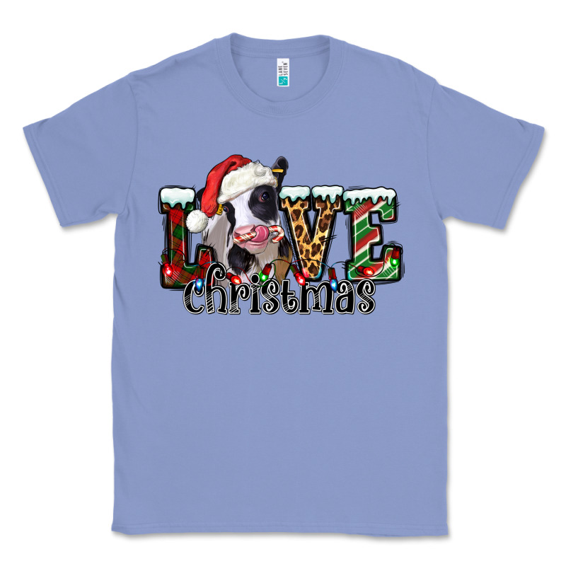 Love Christmas Cow Classic Tee by Jasminsmagicworld | Teevron