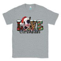 Heather Grey love Christmas cow Classic Tee - Jasminsmagicworld