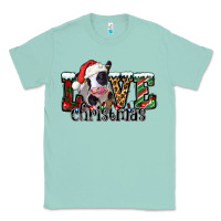 Seafoam love Christmas cow Classic Tee - Jasminsmagicworld