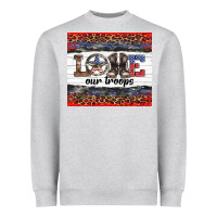 Armed Forces Day Love Our Troops Heavyweight Sweatshirt | Teevron