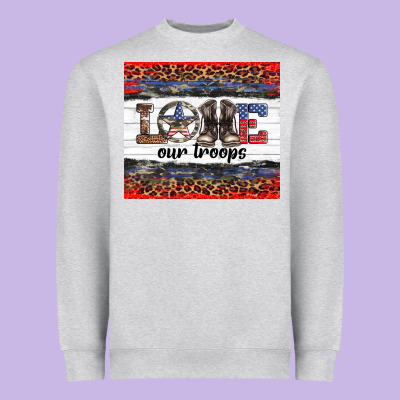 Armed Forces Day Love Our Troops Heavyweight Sweatshirt Designed By Artiststas
