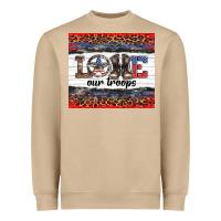 Mushroom armed forces day love our troops Heavyweight Sweatshirt - Artiststas