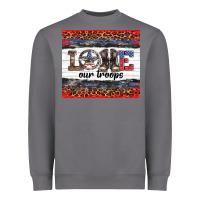 Storm armed forces day love our troops Heavyweight Sweatshirt - Artiststas