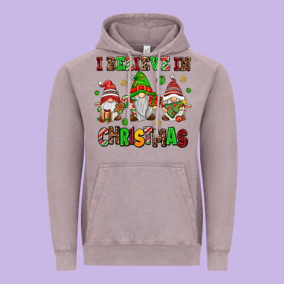I Believe In Christmas Vintage Hoodie Designed By Adodesignshop